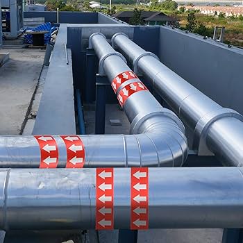 Amazon.com: PATIKIL Flow Arrow Tape, Polyethylene Pipe