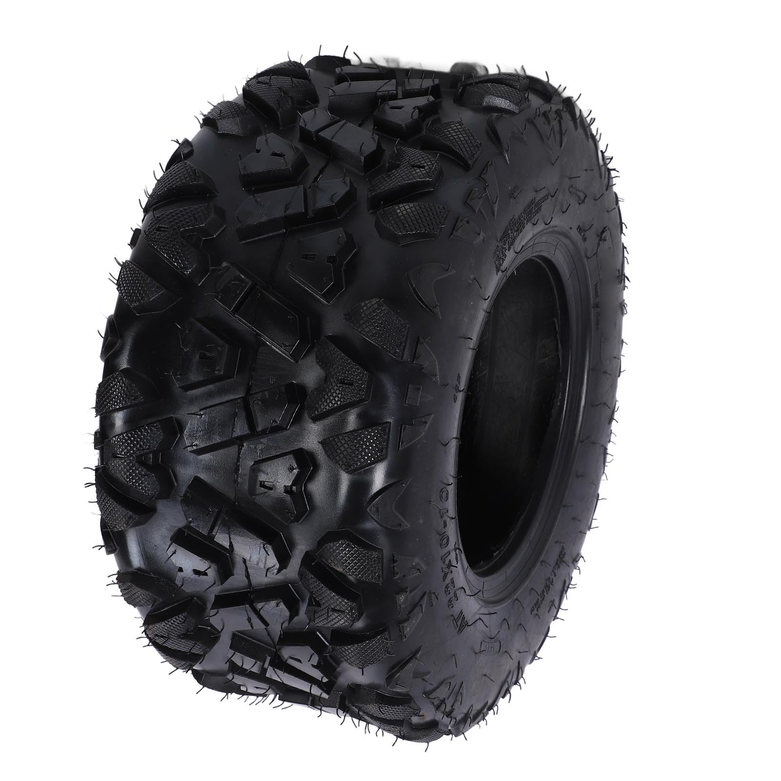 Luocute Opona ATV -10, Gumowa Opona Bezdętkowa 6PR o Dużej Wytrzymałości do Kosiarki Ogrodowej ATV UTV Go Kart