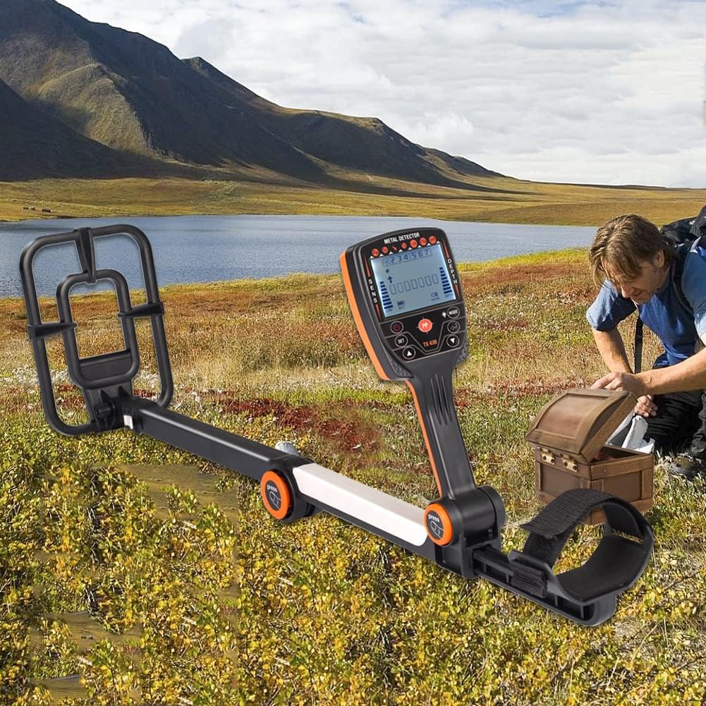 折りたたみ式金属探知機ピンポインター、ピンポイント付きの高精度調整