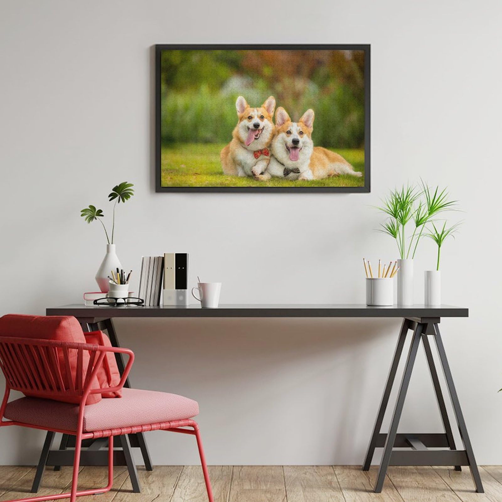 Amazon.co.jp: ジグソーパズル コーギー パズル 1000ピース 木製