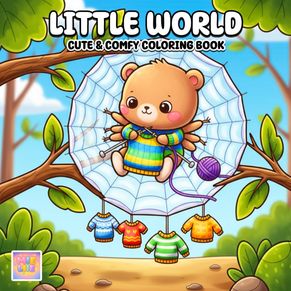 Little World Coloring Book: Cute Tiny Creatures, Miniature Worlds, and Adorable Everyday Scenes