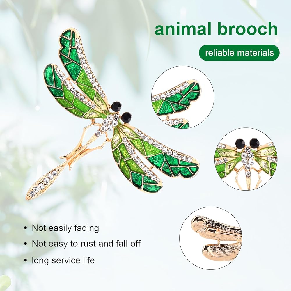 BESPORTBLE Spilla Farfalla In Cristallo Con Pendente Spilla - Foto 8