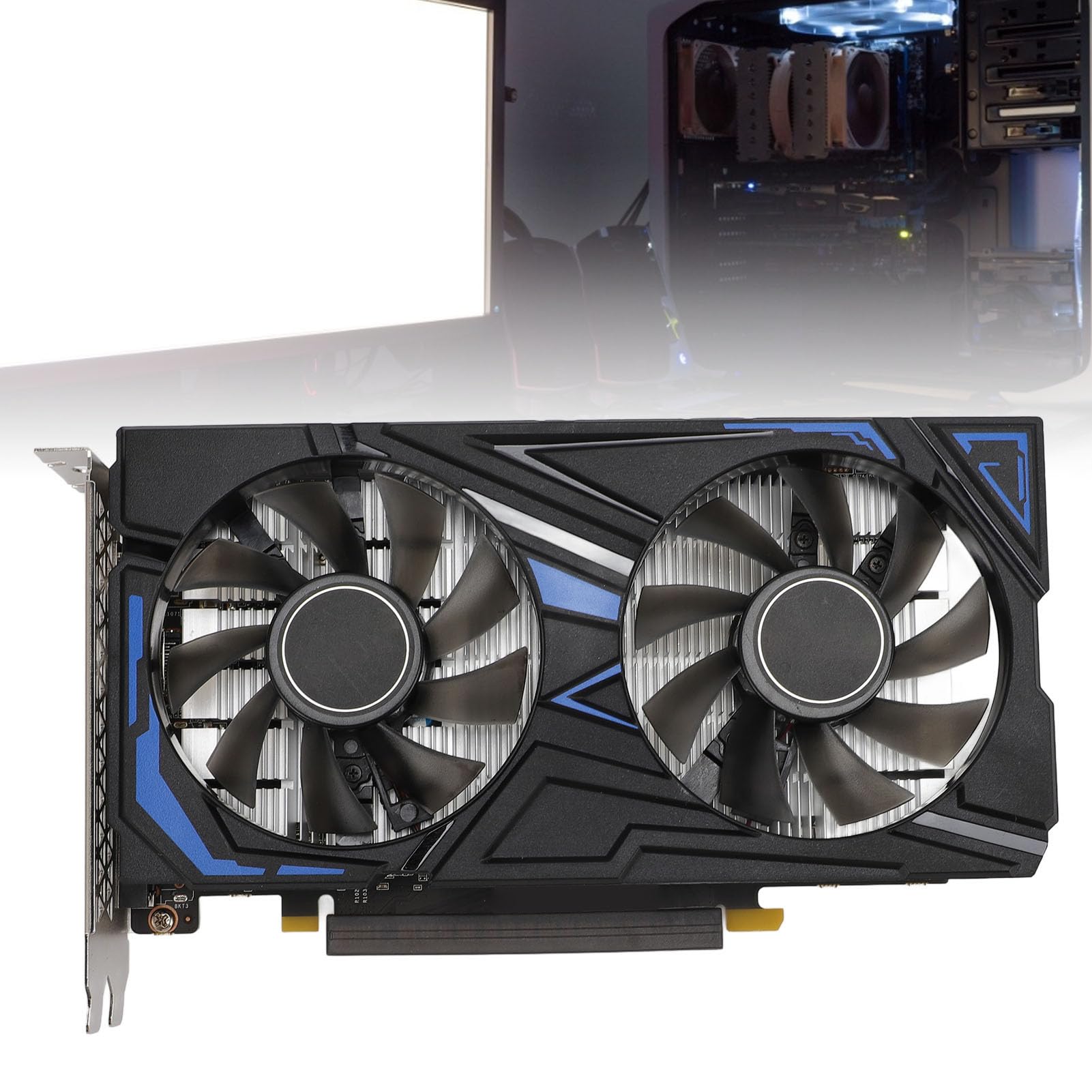 Karta Graficzna, 4 GB GDDR5 128-bitowy, 1485 MHz, Taktowanie Rdzenia, Zegar Pamięci 8000 MHz, Karta Graficzna PCI Express 3.0 X16, Dwa Ciche Wentylatory Chłodzące do Komputerów