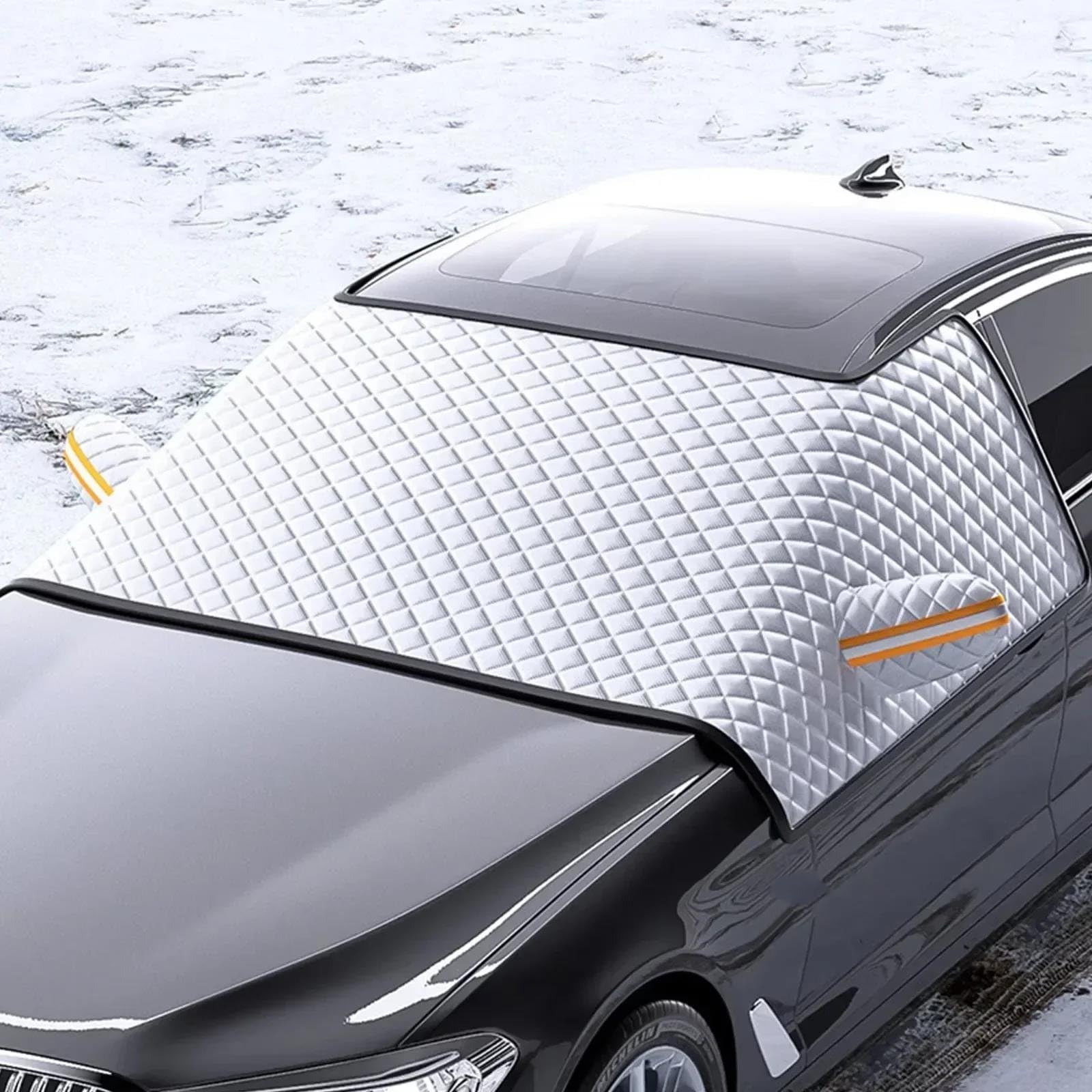 Genérico Cubierta Magnética del Parabrisas Delantero Coche Parasol Automóvil De Nieve Protector Impermeable Parabrisa Delantero Coche Cubierta