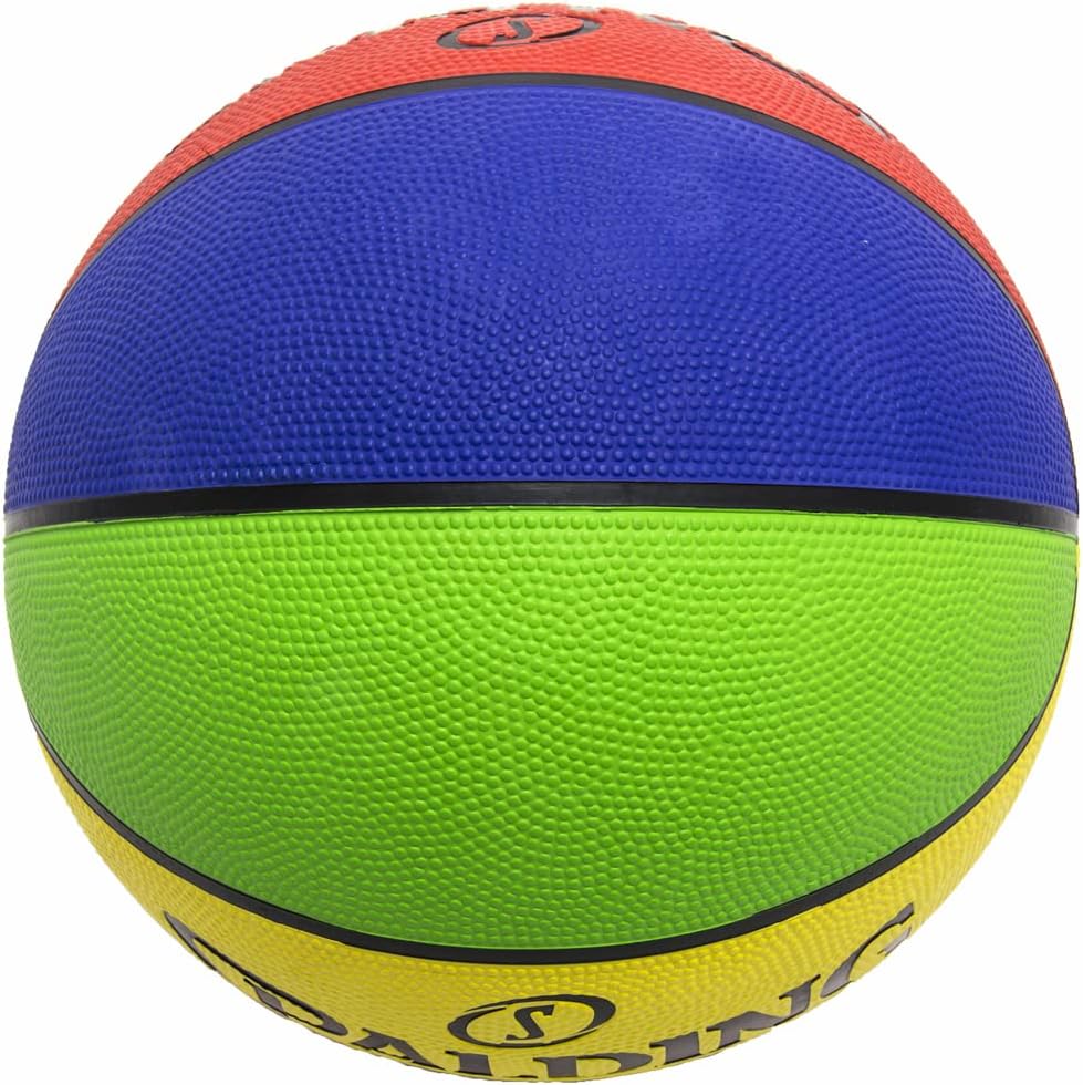 Spalding Red, Black Adult Basketball, Size 6, 28.5 inches, 1 Pack