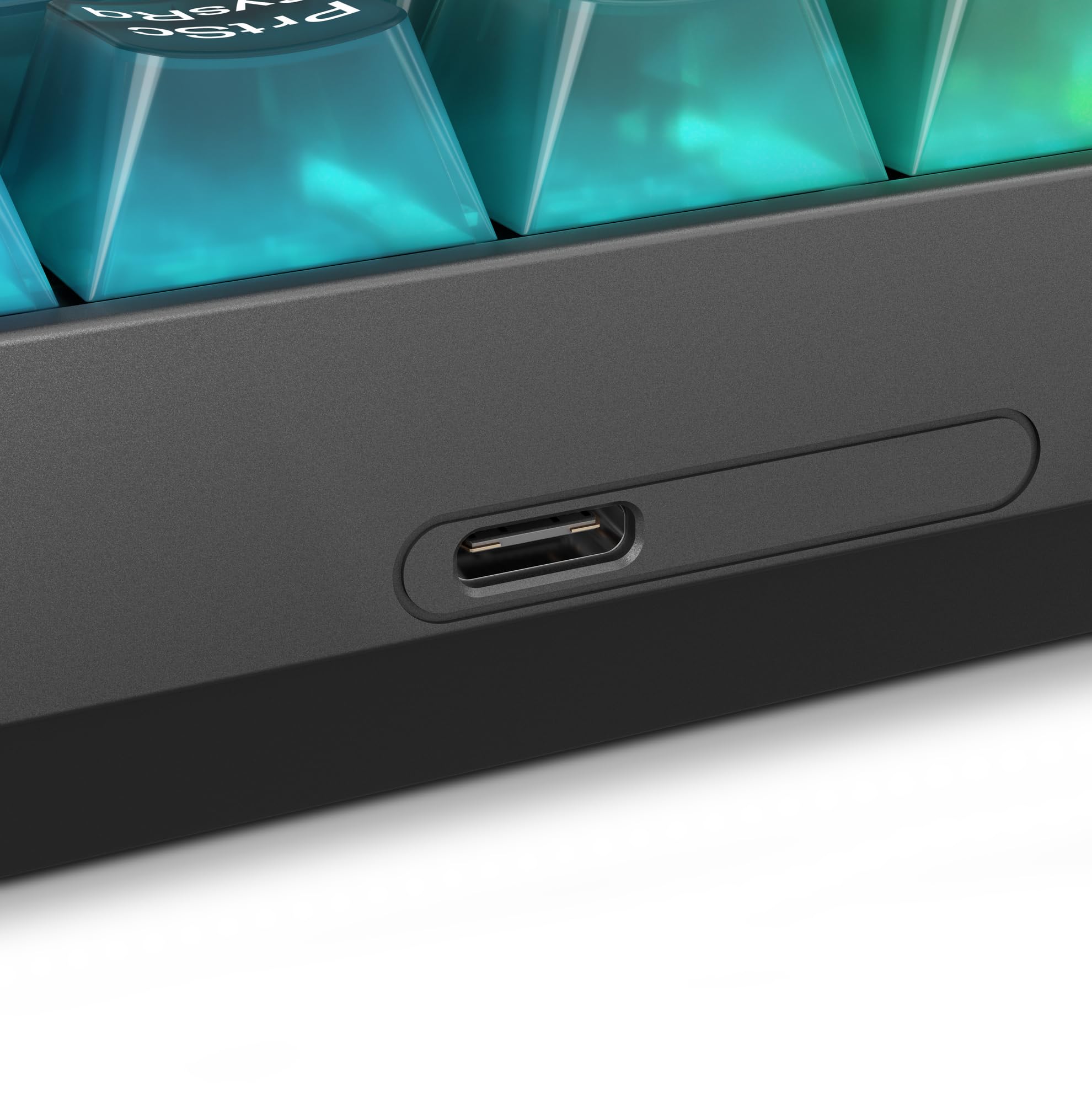 Lenovo Legion K510 Mini Pro - Teclado Gaming (Mecánico, 84 Teclas, Diseño 75% Compacto, Teclas Translúcidas, Iluminación RGB, QWERTY Español) Incluye Cable 1.8m - Color Negro
