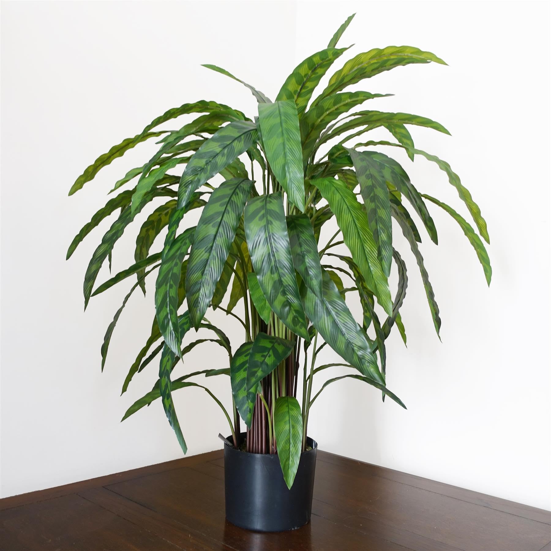 Leaf Artificial Calathea Plant - 90cm - Green