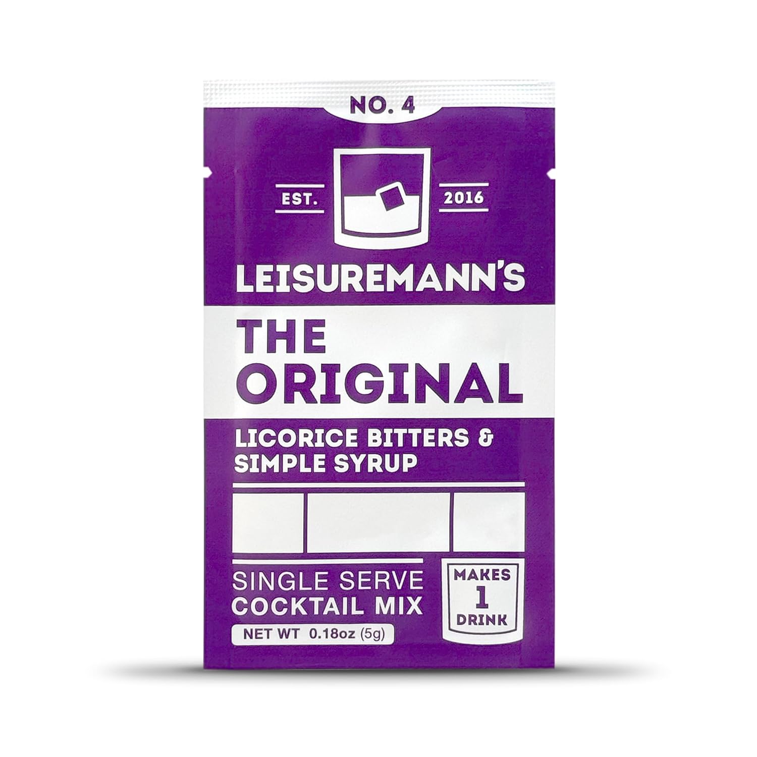 Leisuremann's Original Single Serve Cocktail Mixer - Cocktail or Mocktail Powders Designed to Make Happy Hour Easier - All Natural - Low Sugar - Travel Ready (10 Pack)