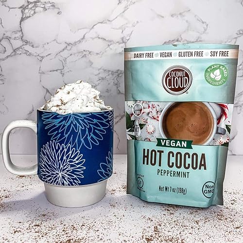 Miniatura 7 de Coconut Cloud Mezcla de cacao caliente instantáneo sin lácteos, vegano, natural, delicioso, cremoso, hecho en Colorado con leche de coco en polvo de