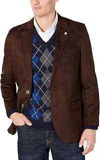 nautica tan microsuede modern fit sport coat