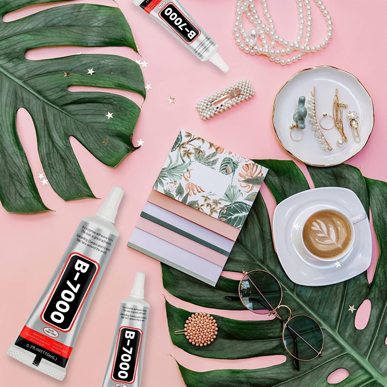 Jewelry Glue for Metal and Stone: 2PCS 10ML 0.3fl.oz Bead Adhesive for Making, Super Adhesive for Stones, Rhinestones, Metal Crafts, Diamond, Nail, Fabric Repair - Image 6