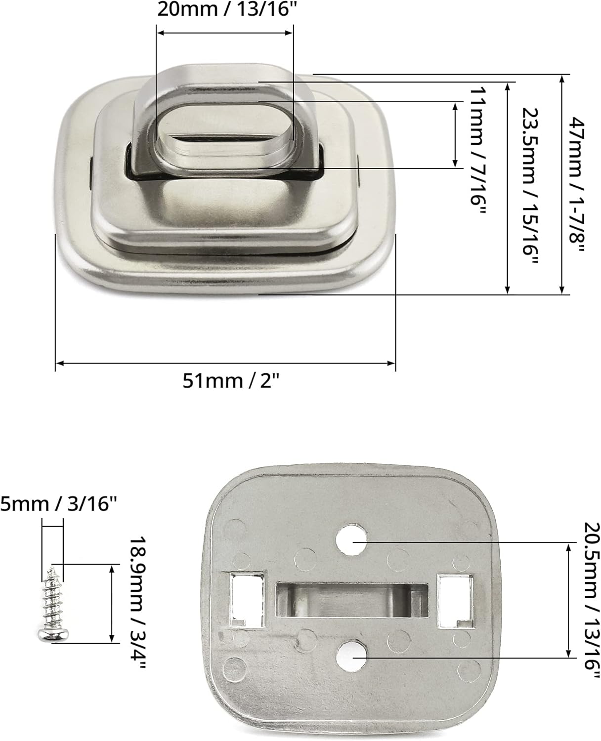Buy QWORK Security Anchor Base Plate for Cable Locks, 10 Pack Laptop