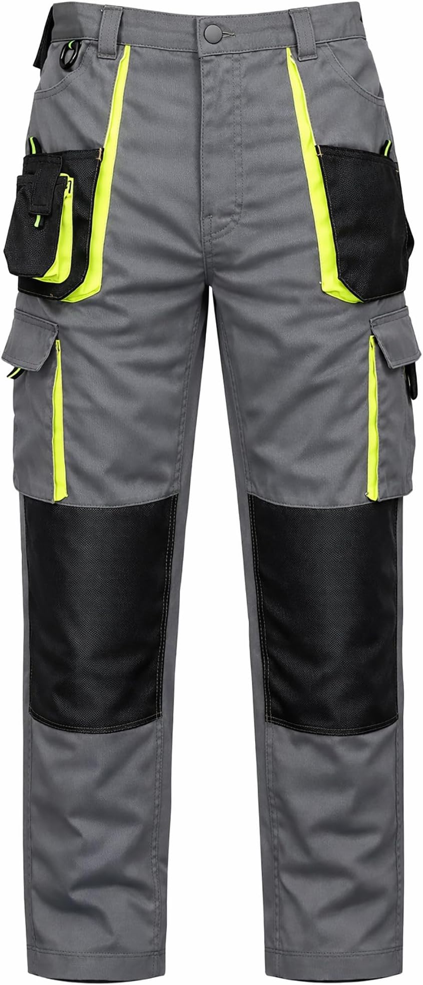 Juicy Trendz Men's Heavy Duty Tactical Cargo Pants | Cordura Reinforced Knee Construction Work Trousers with Multi Pockets