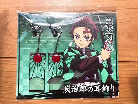 鬼滅の刃　名古屋限定アクリルブロック 炭治郎の耳飾り額飾ver 木製トレイセット 鬼滅の刃 名古屋限定アクリルブロック 炭治郎の耳飾り額飾ver 木製