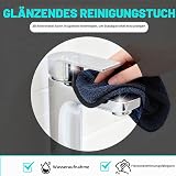 Leebey Total Clean Chiffon Microfibre XXL, Chiffon Micro Fibre Séchage Voiture, Très Absorbants, Non Pelucheux, Cabine de Douche, Maison, Cuisine (40 x 60 cm, 2 unités) - 6