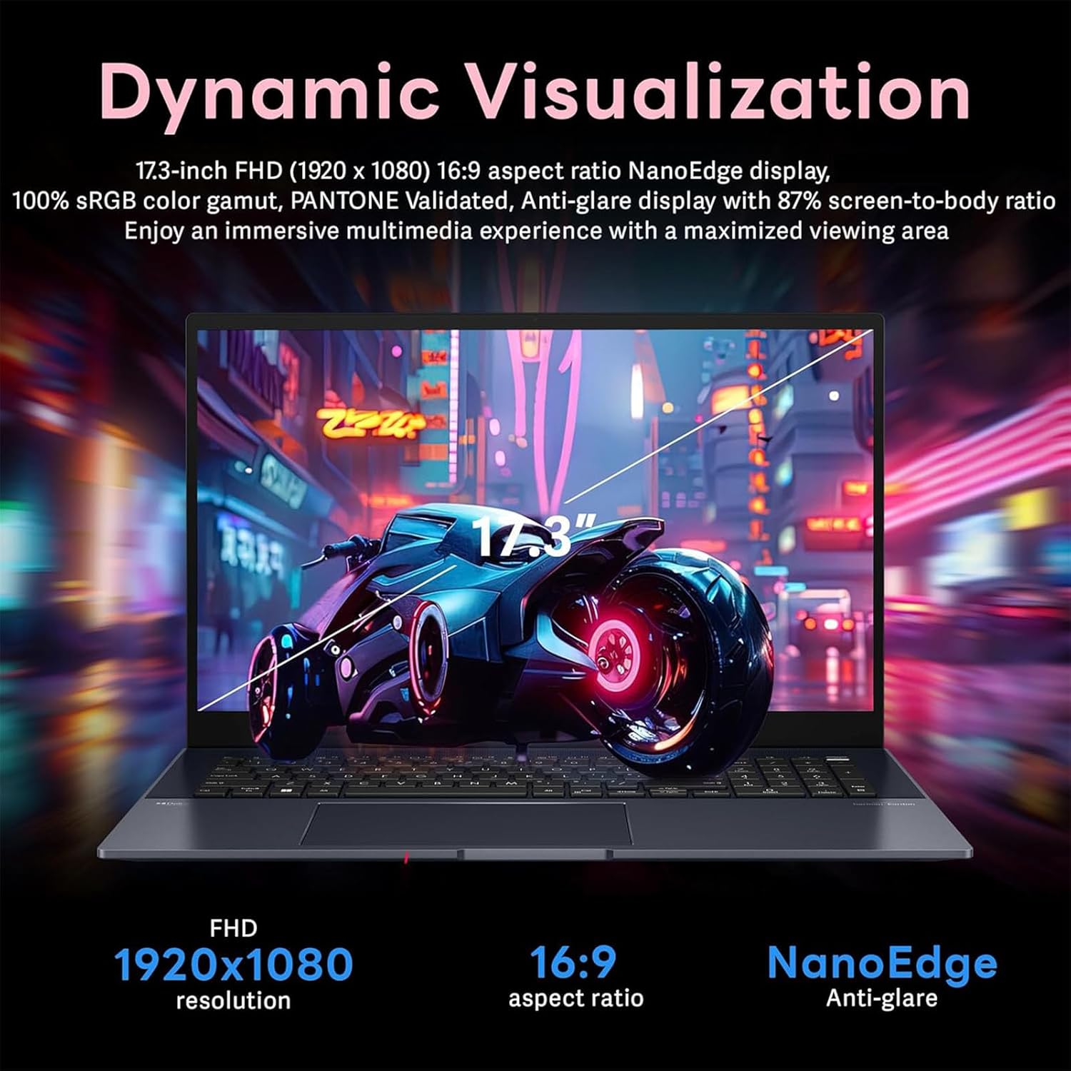 ASUS Vivobook 17 inch Laptop Windows 11 - Intel Core i3-1215U Beat i7-1195G7-17.3 Large Screen FHD - Office365 One Year -16GB RAM -1TB SSD -Computadora Portátil -Long Battery Life -Wi-Fi 6E -2024