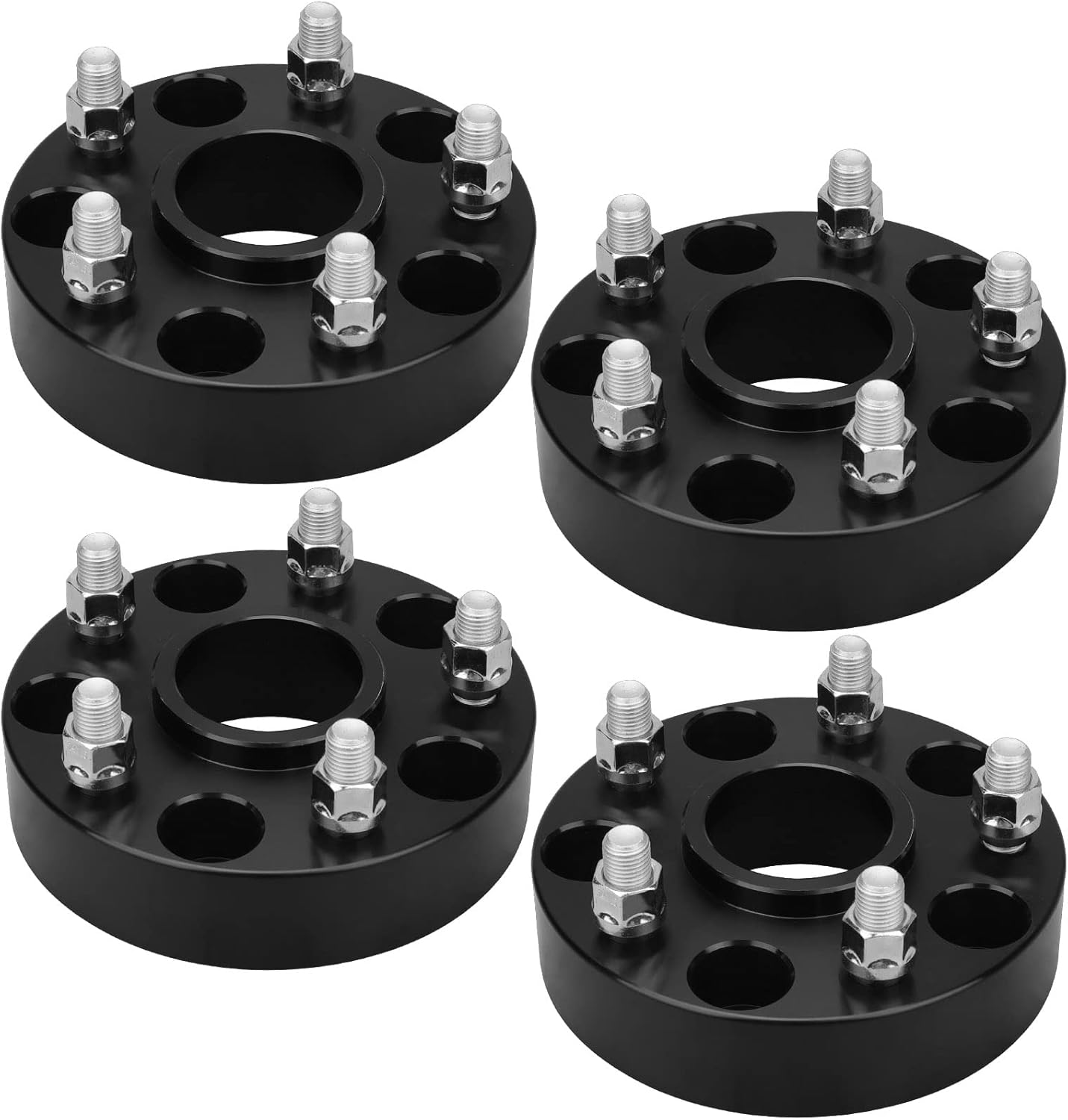 1.5in Wheel Spacers 5x5 to 5x5 5x127mm 2018-2019 for Jeep Wrangler JL Grand Cherokee 2011-2019 for Dodge Durango Hubcentric Spacers Hub Bore 71.5mm Thread Pitch 14x1.5