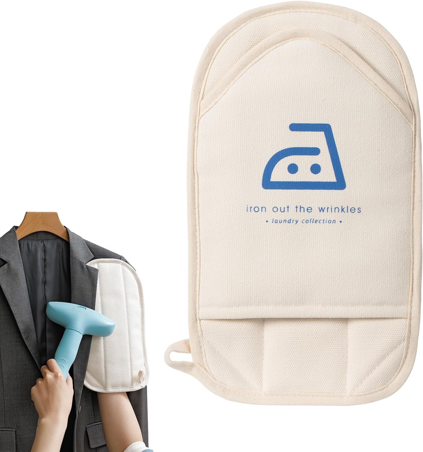 SHIMOYAMA Garment Steamer Glove, 1 Pack, Ironing Glove, Large Anti Steam Glove, Heat Resistant Mitt, Garment Steamer Accessories for Clothes