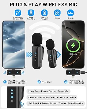 Yeaki Vlogging Kit for iPhone/Android, 71 Selfie Stick Tripod for iPhone with Light, Wireless Remote & Microphone, Adjustable Phone Tripod for TikTok/YouTube Starter Content Creator Essentials Kit