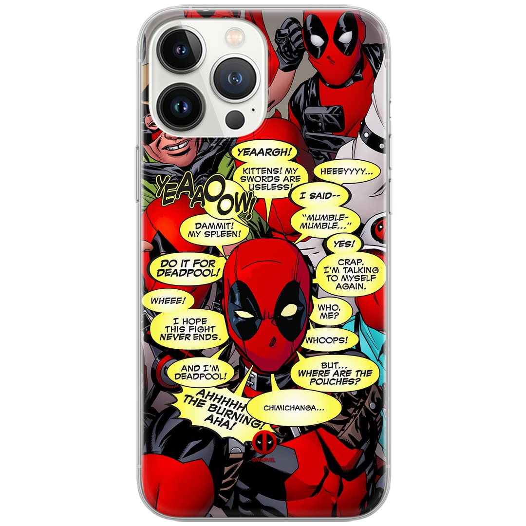 ERT GROUP mobile phone case for Samsung S10 original and officially Licensed Marvel pattern Deadpool 008 optimally adapted to the shape of the mobile phone, case made of TPU