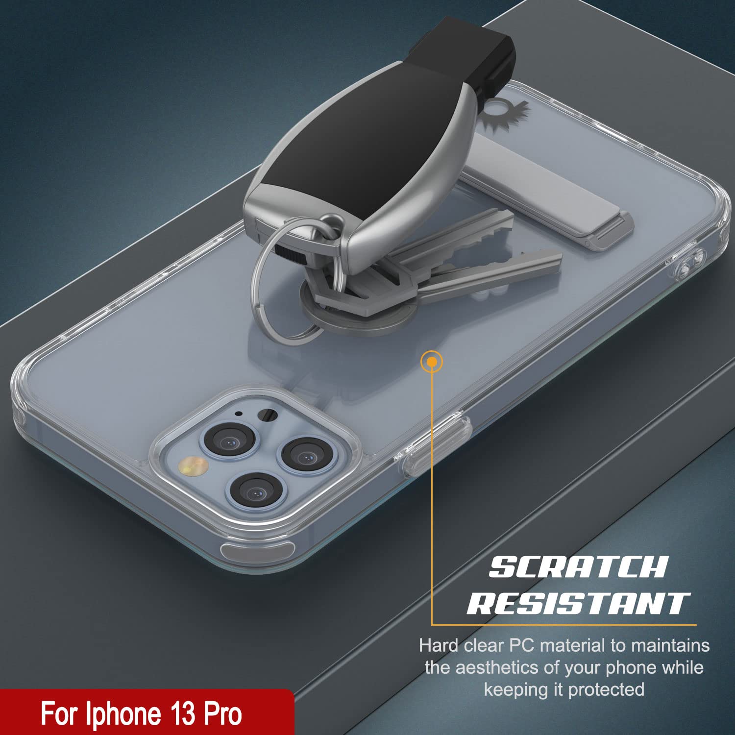 Amazon.co.jp: Punkcase iPhone 13 Pro ケース [クリスタルキック