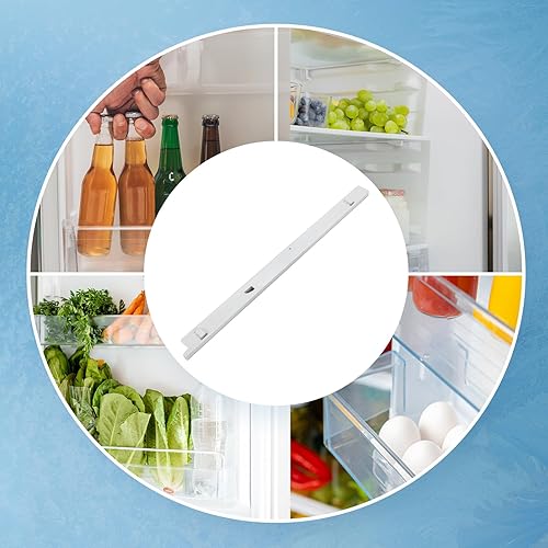 Miniatura 6 de HECASA Riel deslizante para refrigerador compatible con Frigidaire Refrigerador de repuesto para número de pieza 240530601 240460401 917557 AH430916