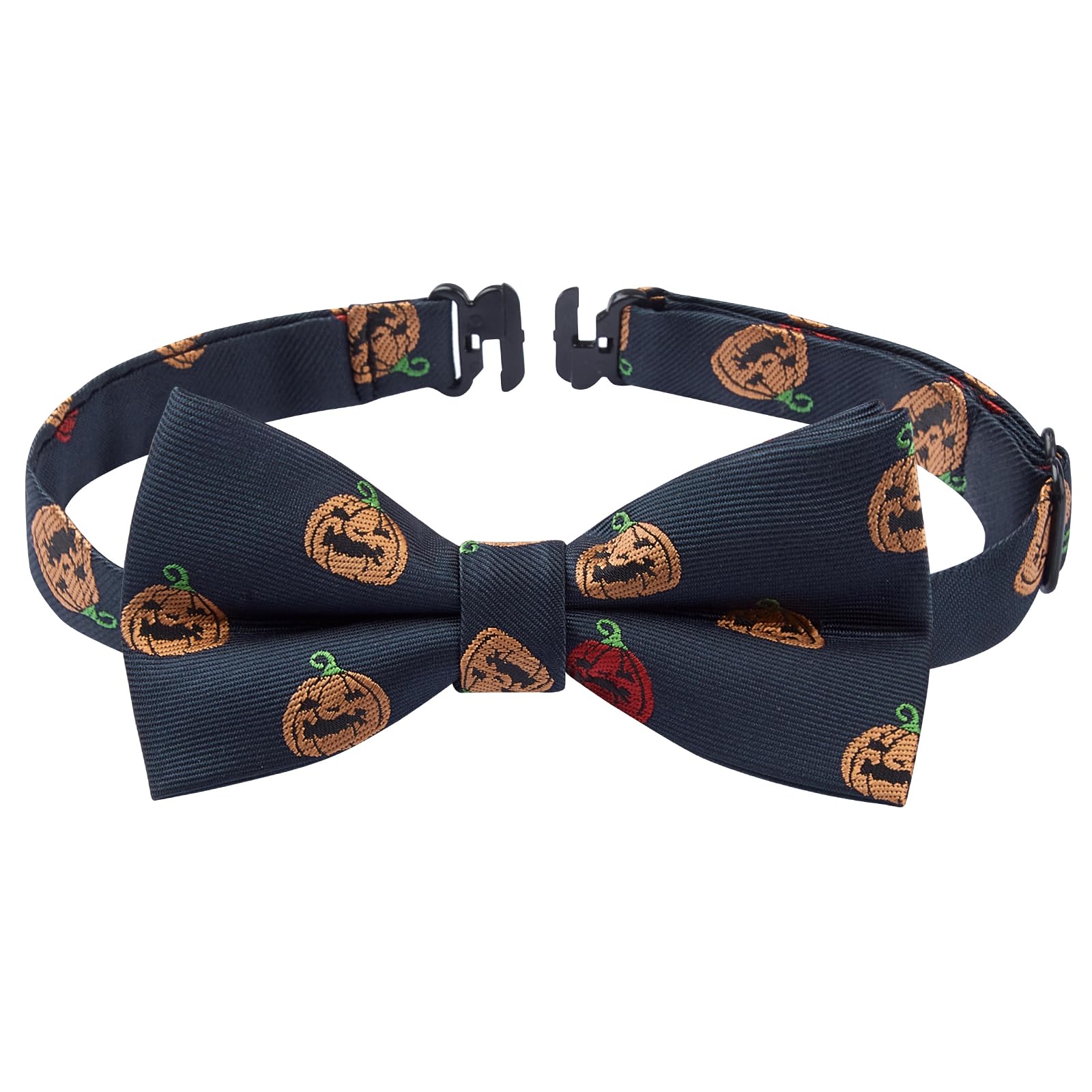 HISDERN Bow Ties for Boys Pre Tied Toddler Bow Tie Adjustable Kids Bowties Clip On Fun Patterned Bowties for Wedding Party
