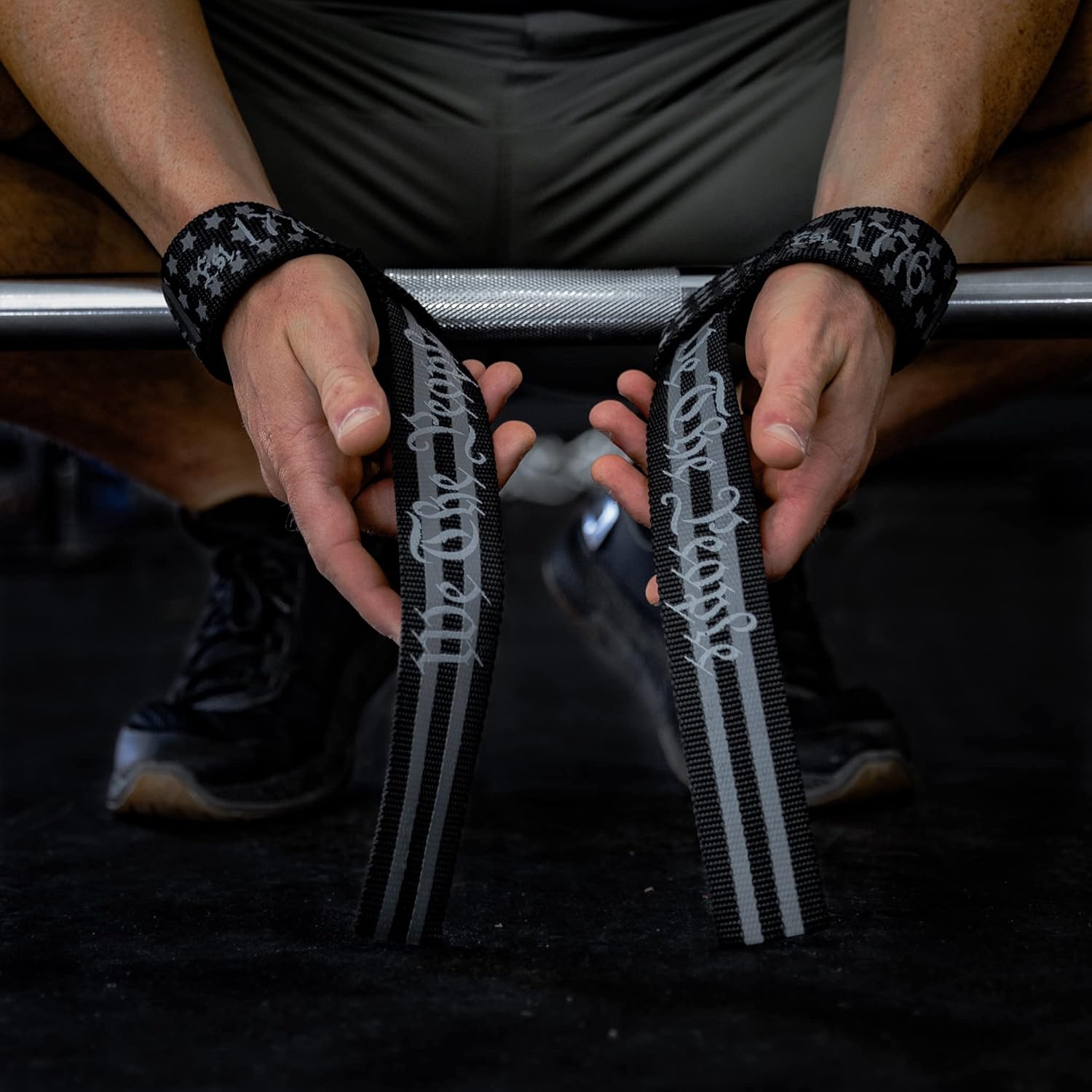 Iron Infidel Weight Lifting Straps- Wrist Straps for Weight Lifting, Deadlifting, Exercise, Strength Training, Olympic Lifts- Pair of Gym Straps for Grip Strength On Heavy Lifts (1776) : Sports & Outdoors