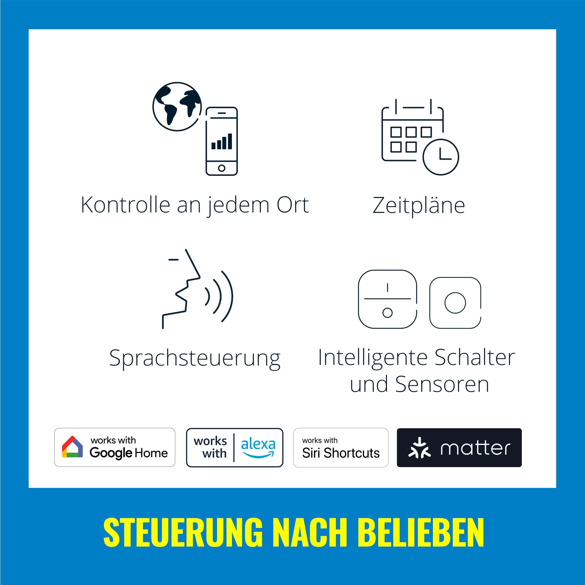 WiZ Tunable White and Color LED Außenleuchte Elpas, dimmbar, warm- bis kaltweiß, 16 Mio. Farben, smarte Steuerung per App/Stimme über WLAN, Erweiterung