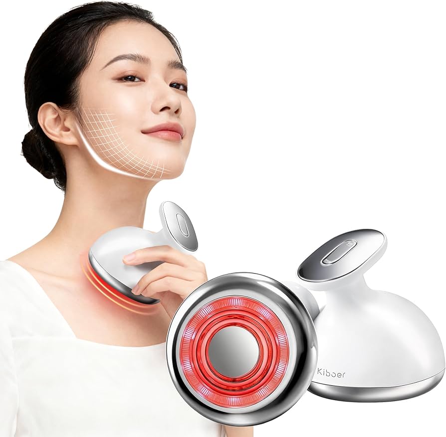 エステ機器 フェイシャル＆ボディ RF 超音波 痩身 ハンドピース付き Amazon.co.jp: Kiboer 美顔器 RF美顔器 トータルケア フェイス ボディ