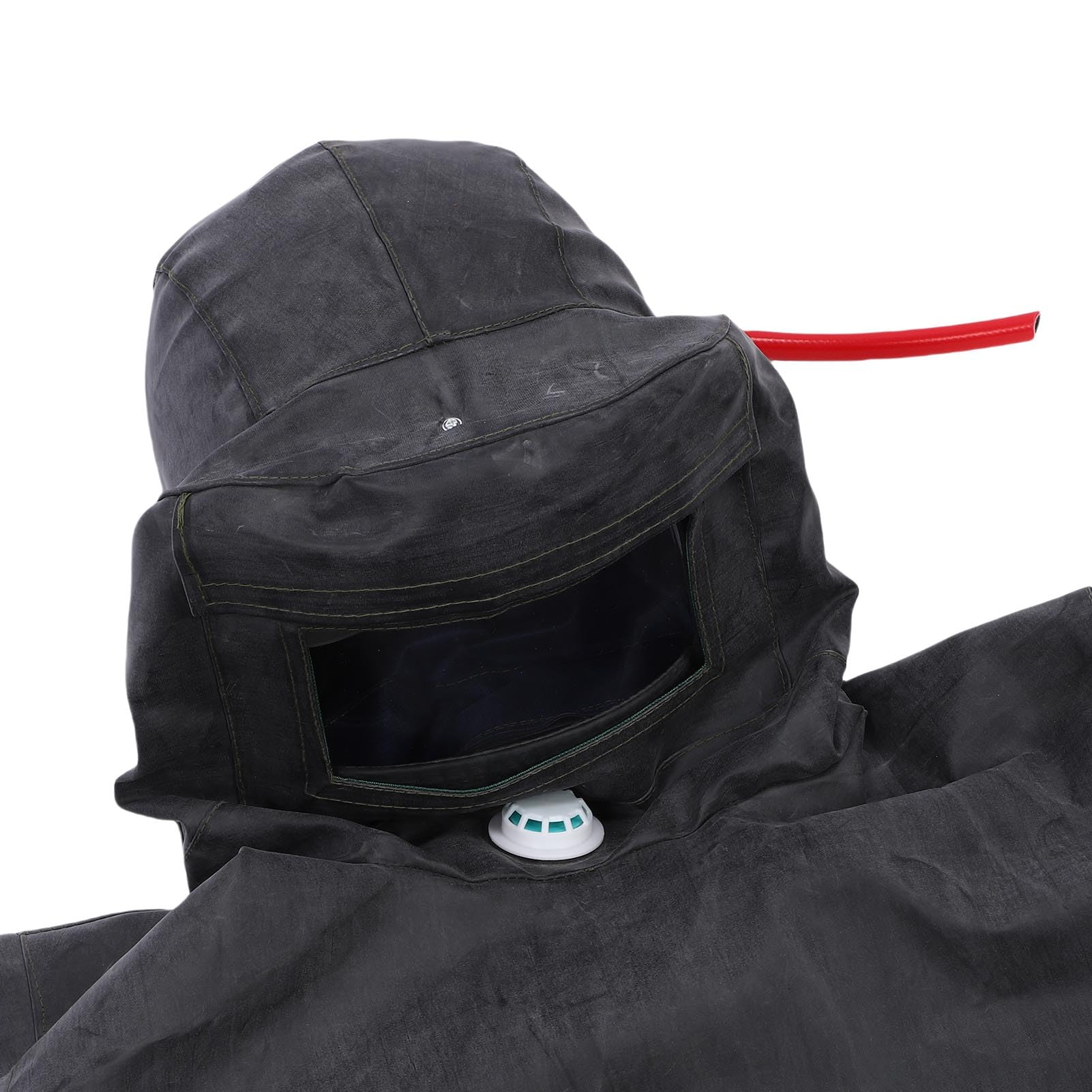 AUNMAS Arbeitsschutz-Sandstrahlanzug mit Gummituch, Umfassender Schutzhelm, Ideal für Maler und Mechaniker