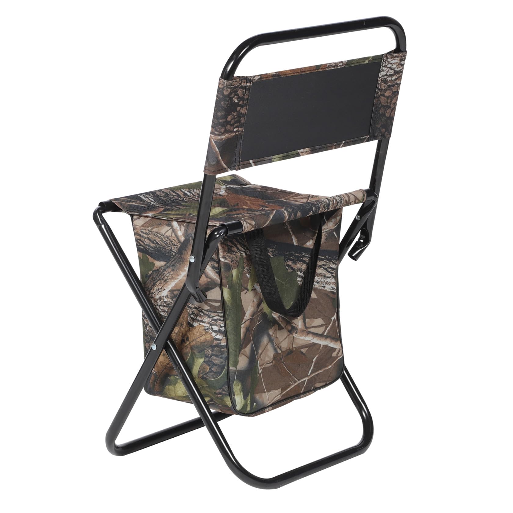 Chaise de camping pliante portable et légère avec dossier pour extérieur