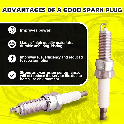 Miniatura 4 de MOAUTO Juego de 4 bobinas de encendido UF764 27300-2GGA0 y 4 bujías de iridio compatibles con Hyundai Sonata Santa Fe Tucson Kia Optima Sorento