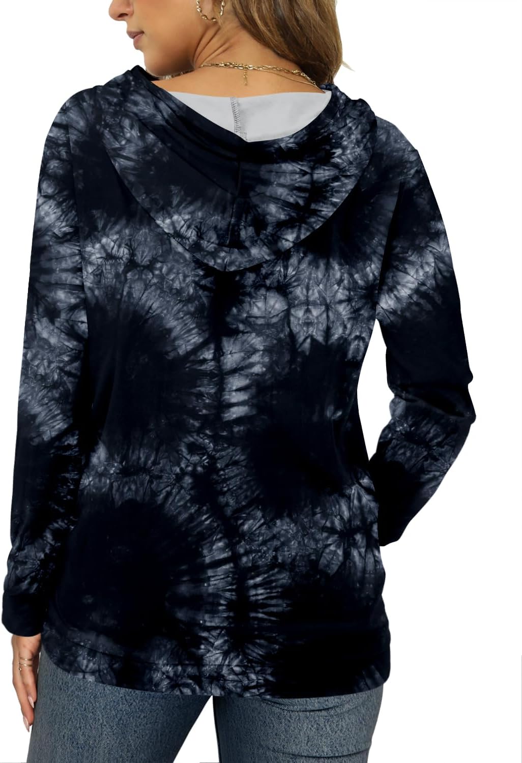 MODARANI Womens Pullover Hoodies Teen Girls Fashion Hooded Sweatshirt Womans Fall Tunic Top - Image 4