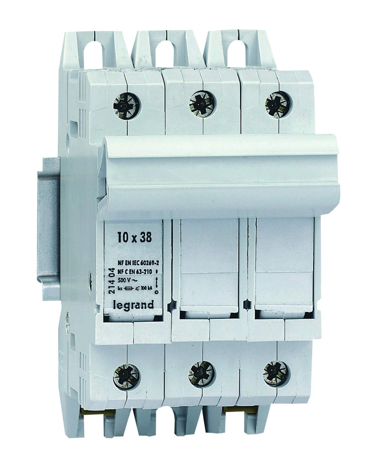 Coupe-circuit sectionnable SP38 1P+N équipé - pour cartouche 10x38mm