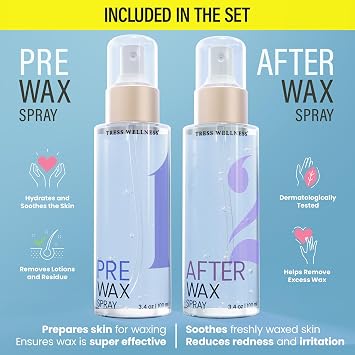 Tress Wellness Bikini Wax with Pre & After Wax Spray