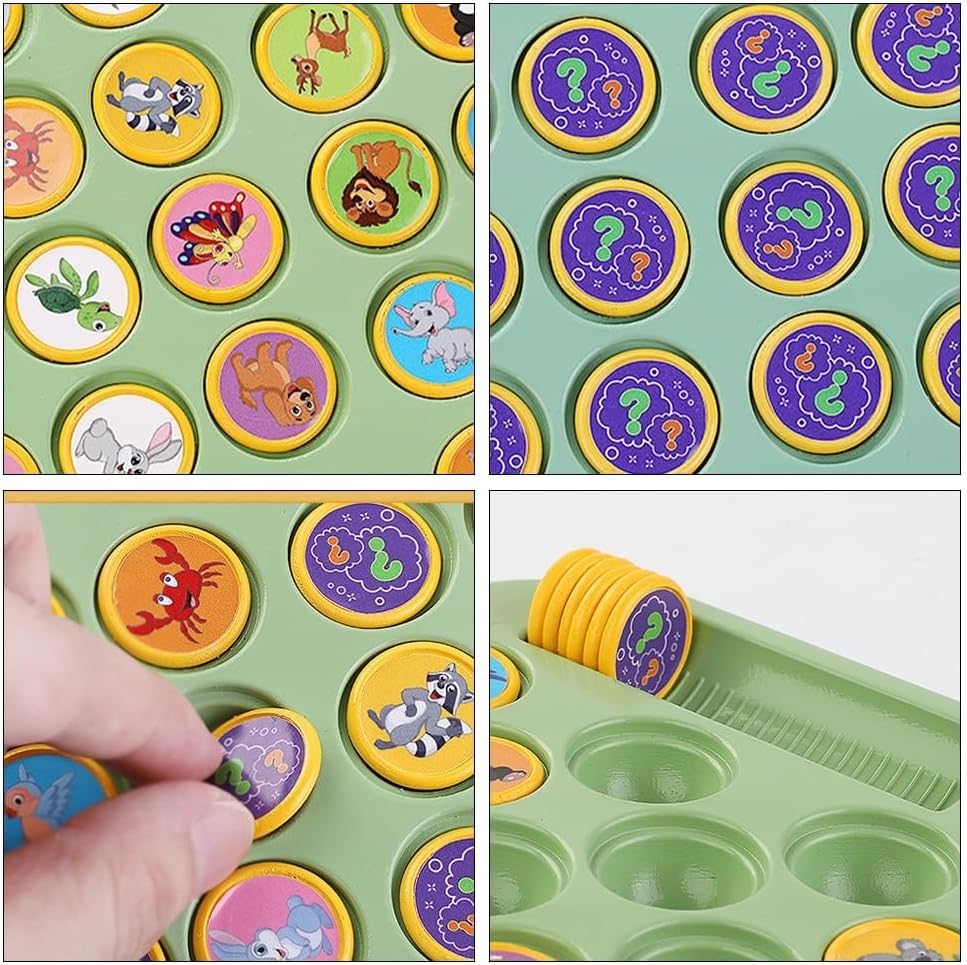 JBM ENTERPRISE Animal Memory Flip Chess Game – Montessori Matching Puzzle Board for Kids | Fun & Educational Travel Game for Toddlers, Preschoolers & Kindergarten Learning Activities | Gift for All - Image 8 thumbnail