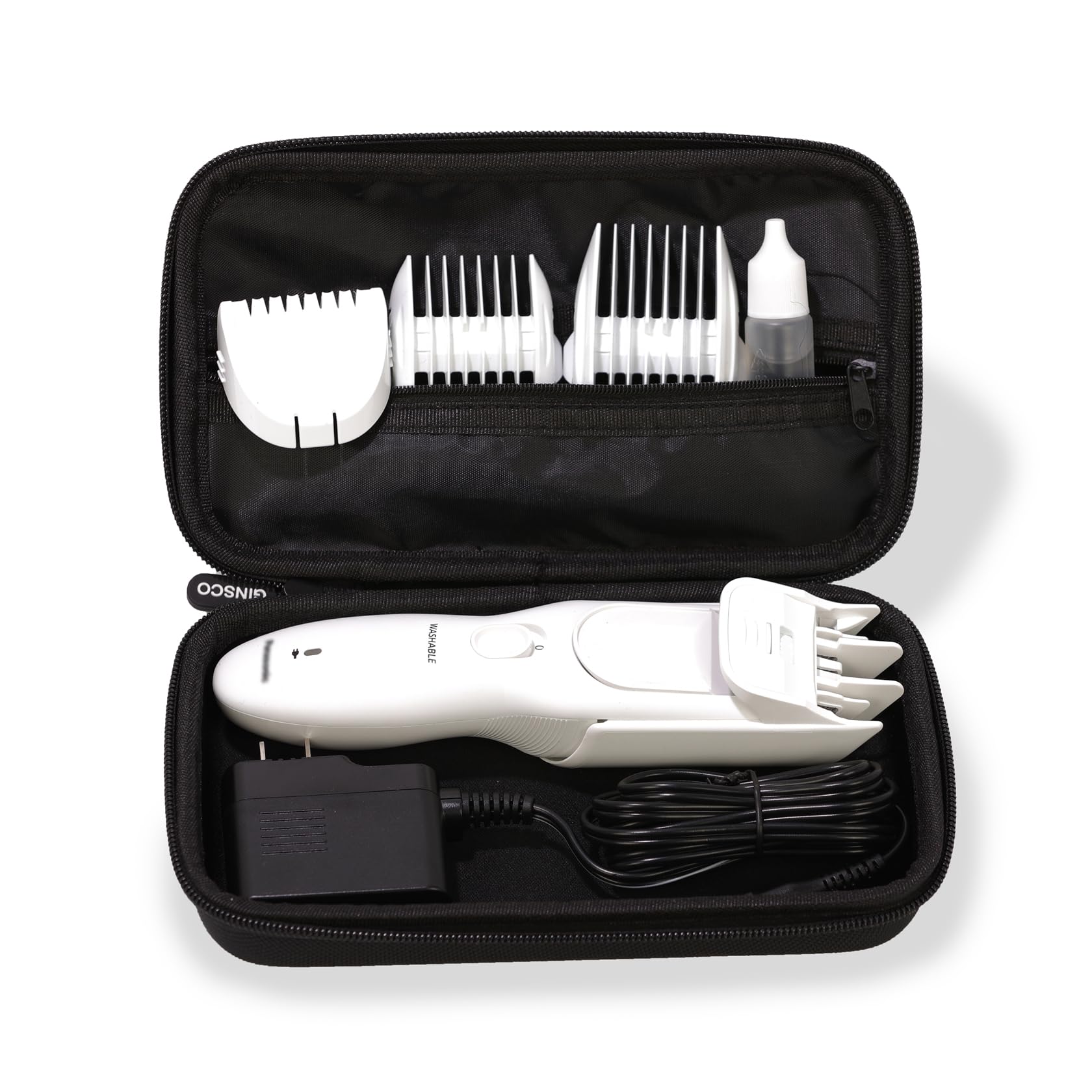 Ginsco Universal Hard Case for Norelco Philips Multi Groomer Hair Trimmer Hair Clipper MG3740/40 MG5910/49, for Wahl Color Pro Cordless Hair Clipper & Trimmer 9649P/79434 for Haokry/Ufree/TCMKY etc