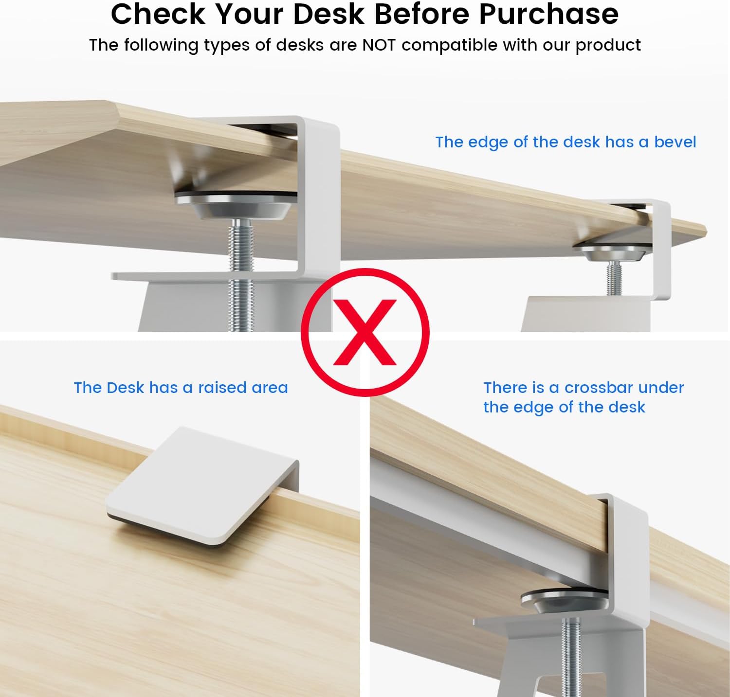 NearHub Large Keyboard Tray Under Desk Slide Out with Extra Sturdy C Clamp Mount System,26'' (30'' including Clamps) x11 Slide-Out Keyboard Drawer Under Desk for Typing,Keyboard Mouse Tray,White
