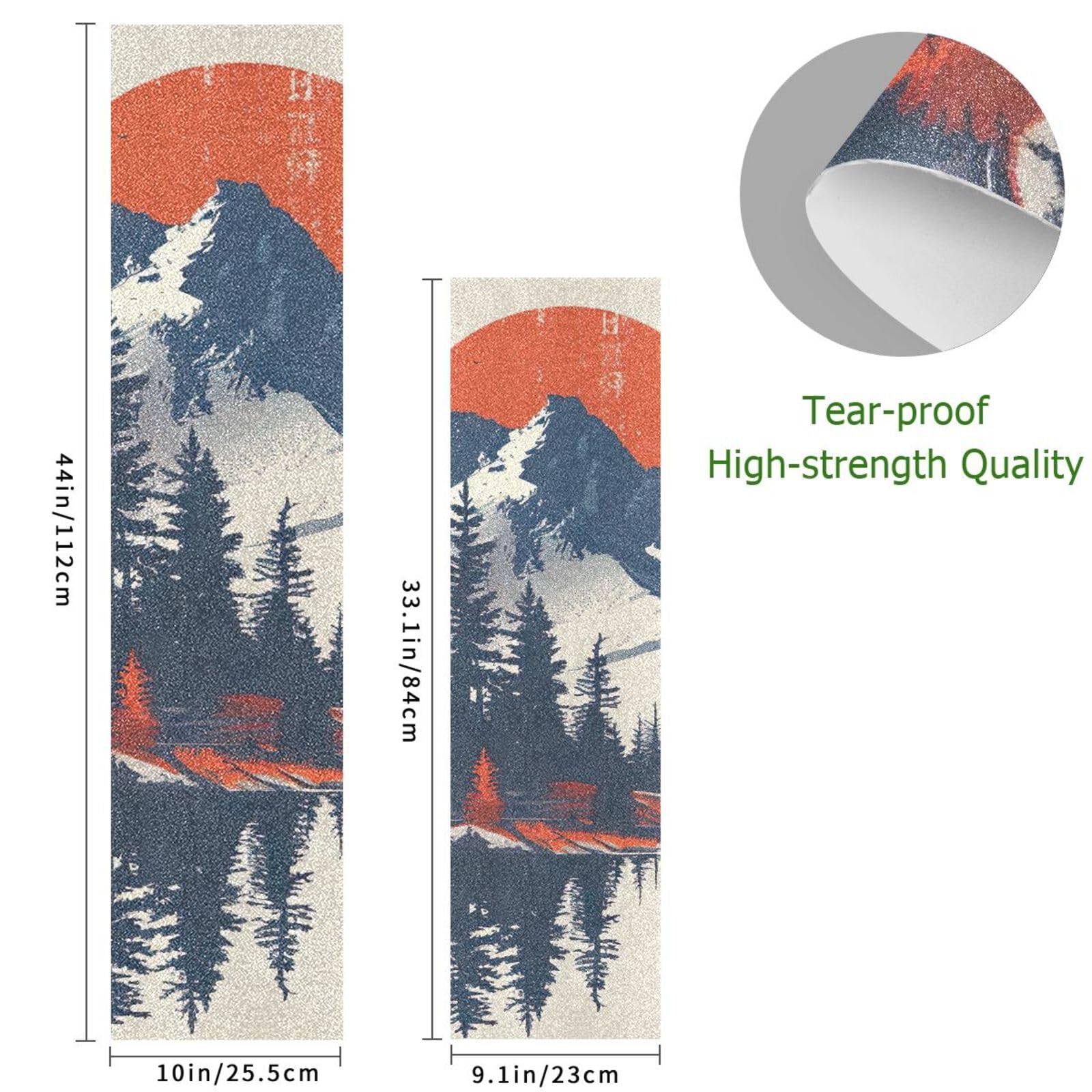 SDMKA Beautiful Sunset Mountains Skateboard Grip Tape 10