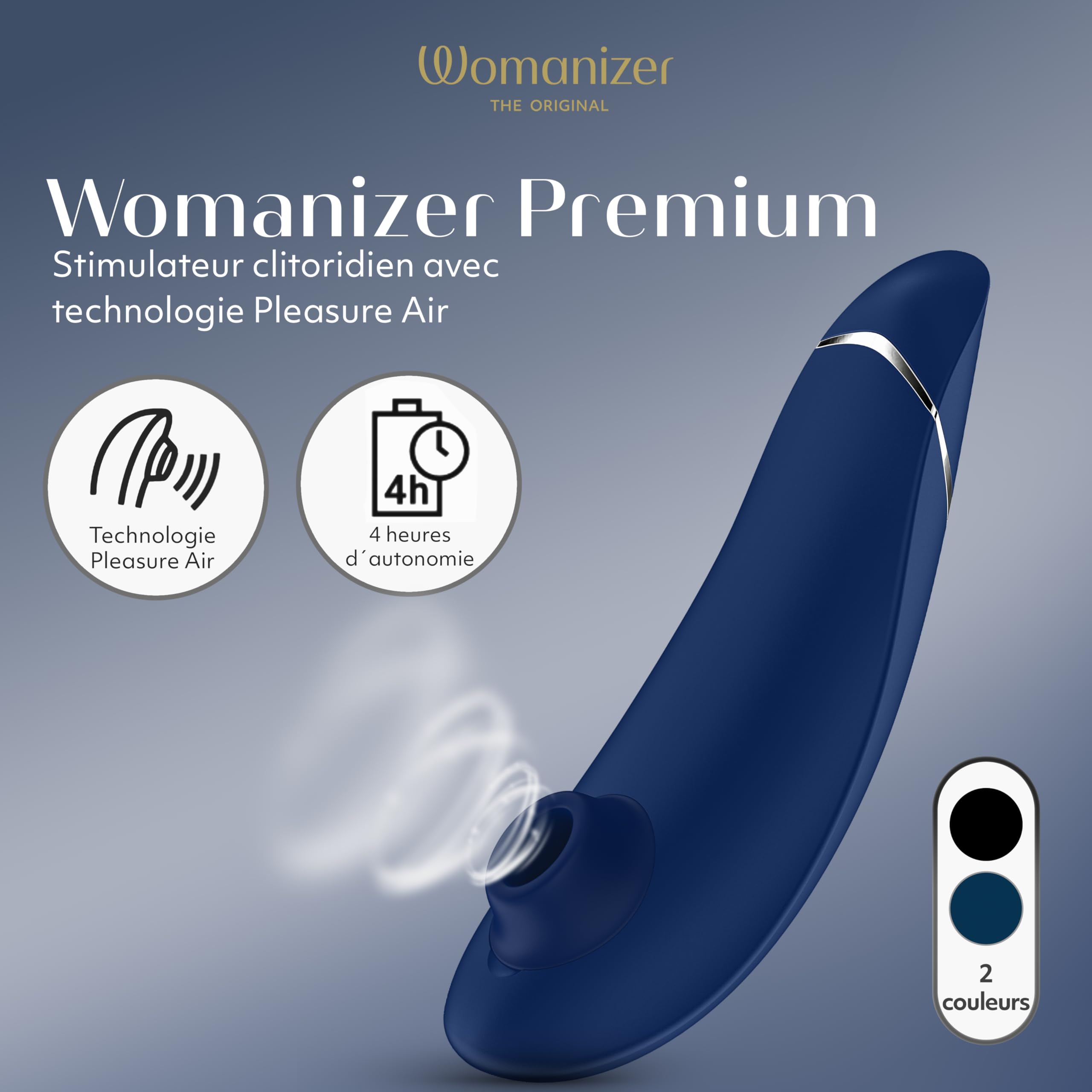 Womanizer Premium 1 Stimulateur clitoridien à succion | Suceur de clitoris avec Autopilot et Smart Silence | Sex Toy aspirant avec 12 niveaux de puissance | Silencieux & étanche