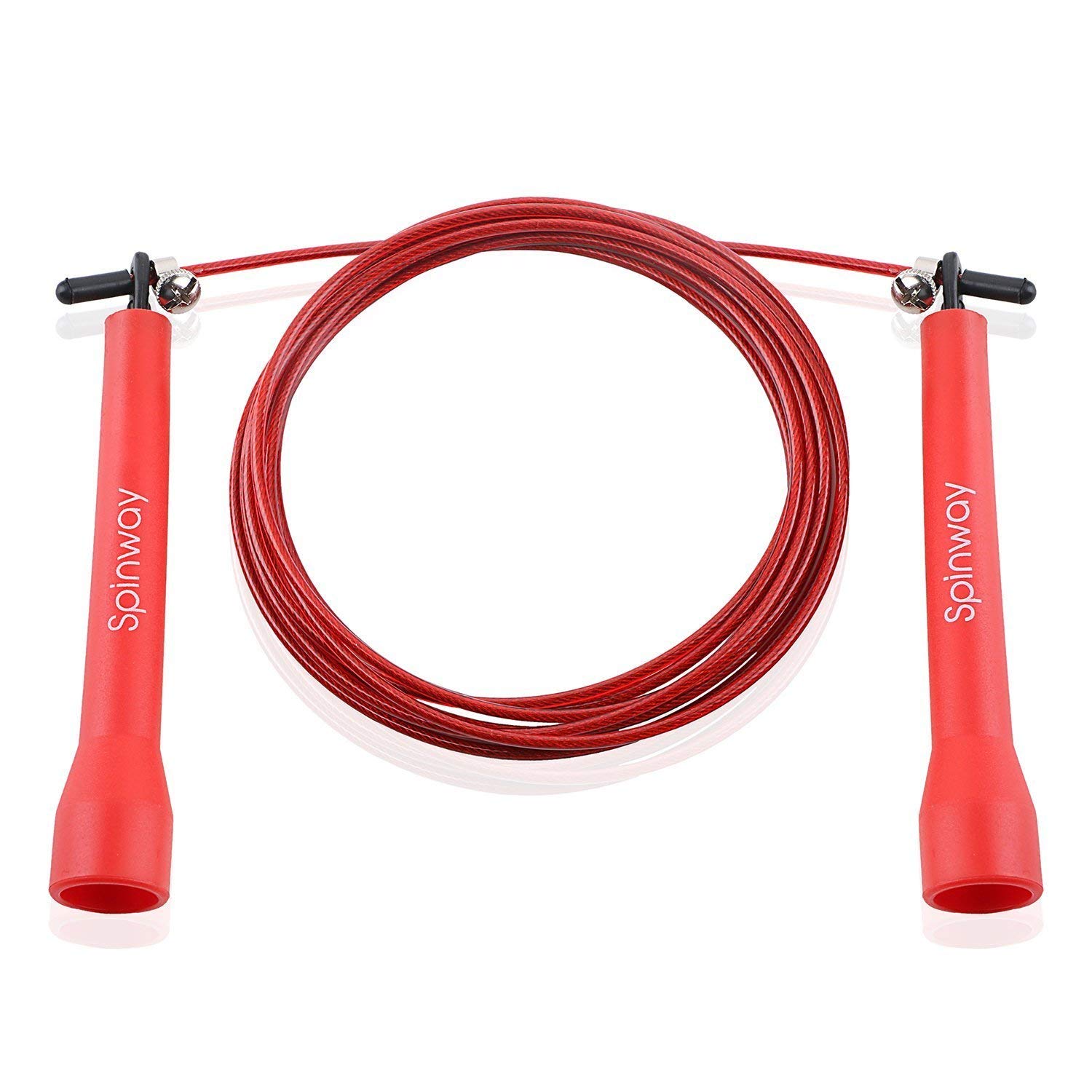 Spinway Adjustable Steel Cable Skipping Speed Jump Rope for Excercise (Red) (B08KW2QCMM) Amazon Price History, Amazon Price Tracker