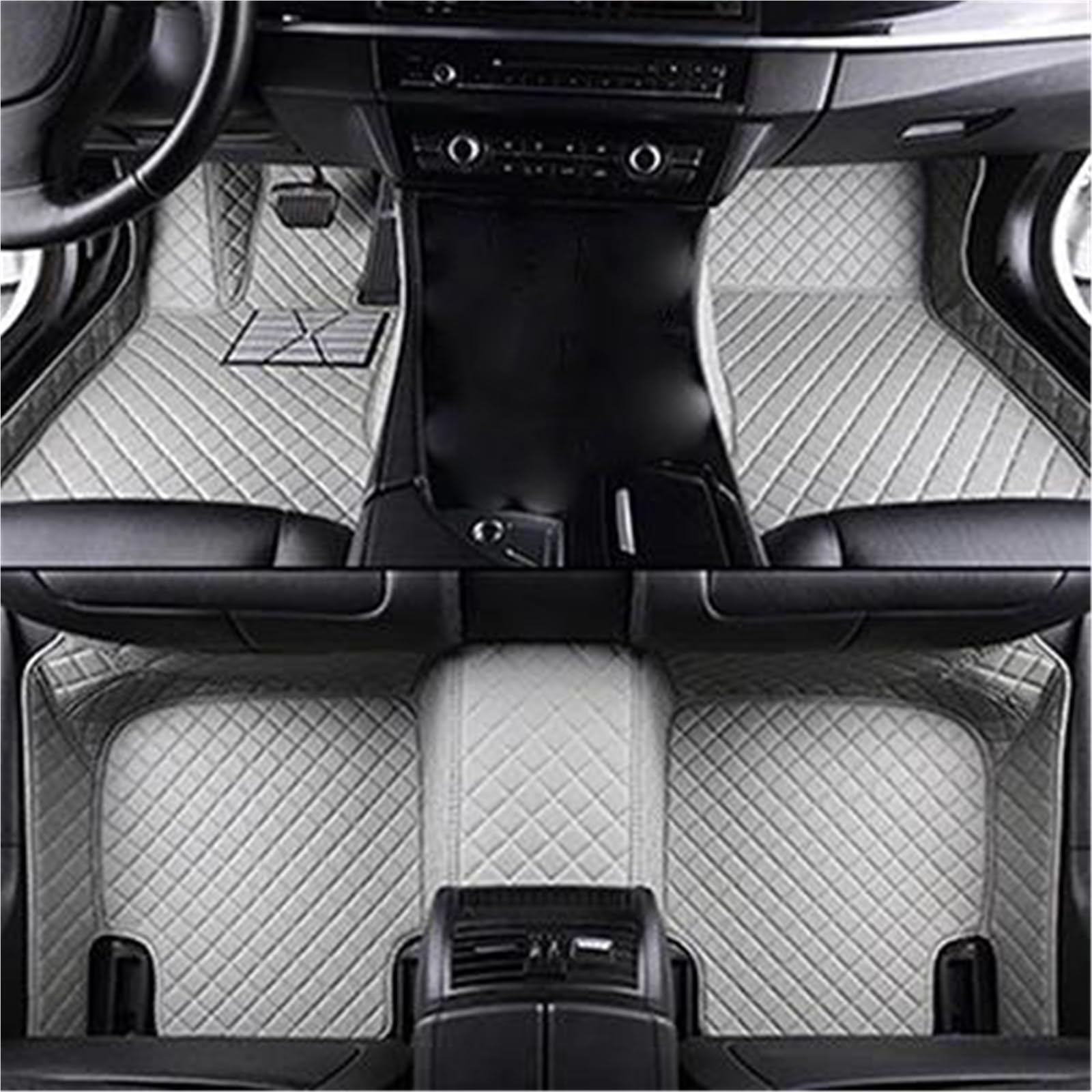 Tapis de sol voiture BMW X6 E71 moquette rénovation gris - 3