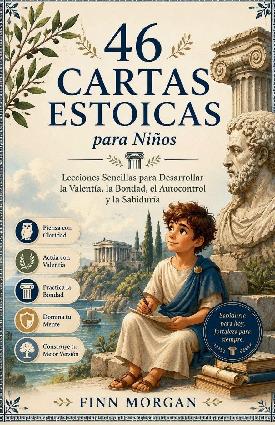 46 Cartas Estoicas para Niños: Lecciones Sencillas para Desarrollar la Valentía, la Bondad, el Autocontrol y la Sabiduría
