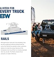 Vista 3 de B&W Trailer Hitches Patriot RVK3255 - Enganche de quinta rueda montado en riel de 18K