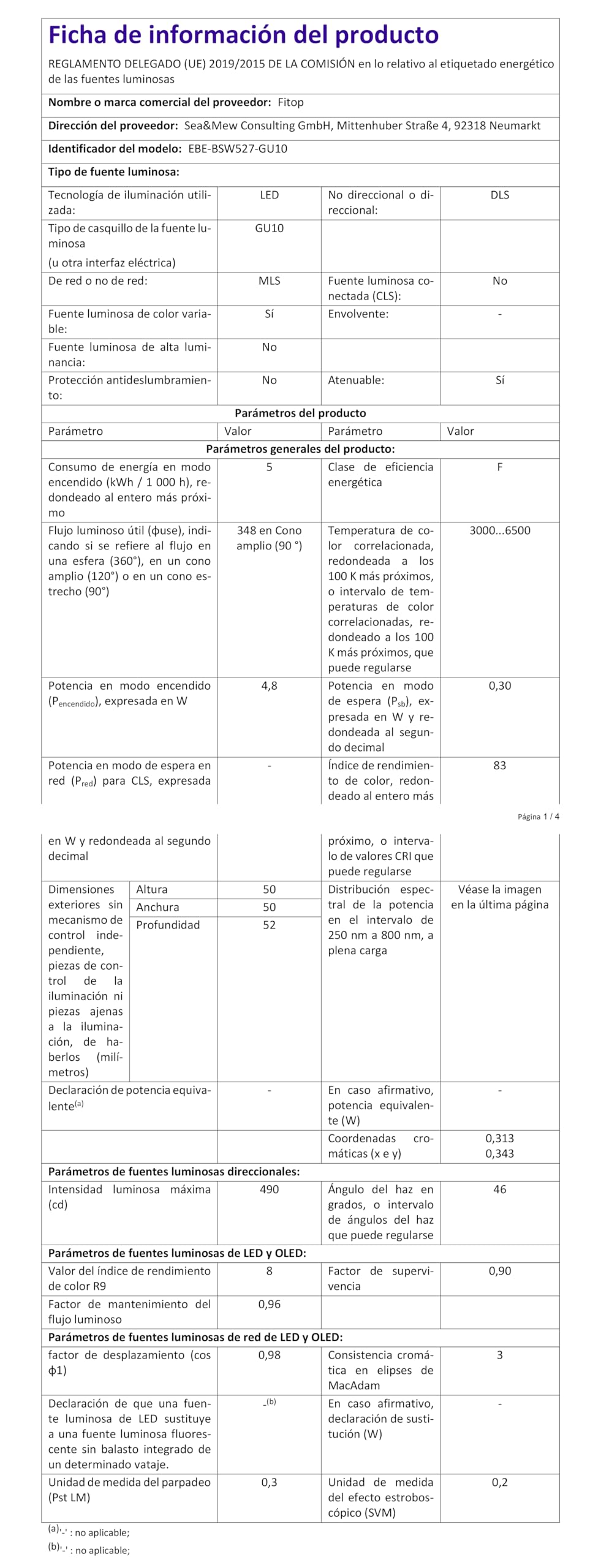 Fitop Lampadine Alexa Inteligente LED GU10, Dimmerabile Lampadina Smart 4.7W=50W, RGB & 2200K-6500K Bianco Freddo Caldo, Compatibile con Alexa/Google Home/Siri, Controllo APP, 5 pezzi