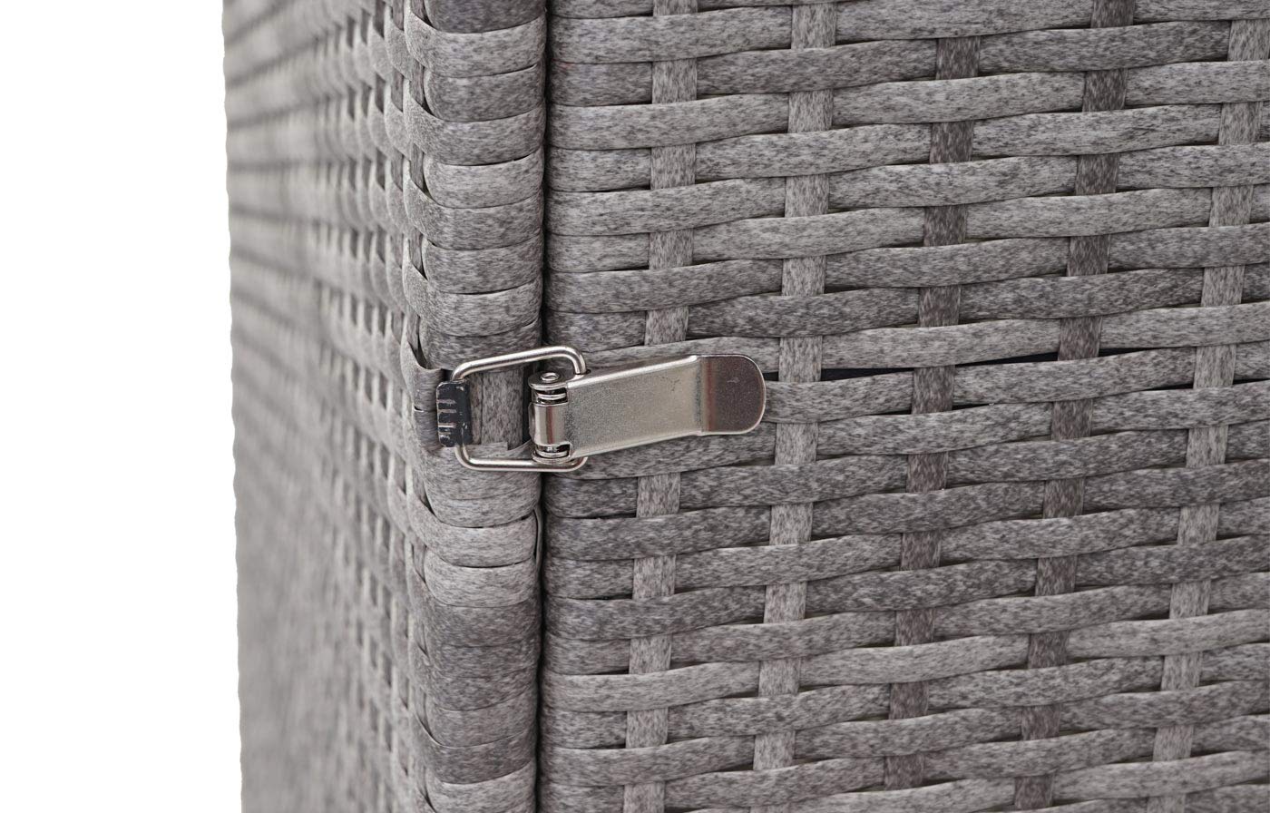 Enveloppement pour Poubelle HWC-E25, polyrotin 120l - Gris