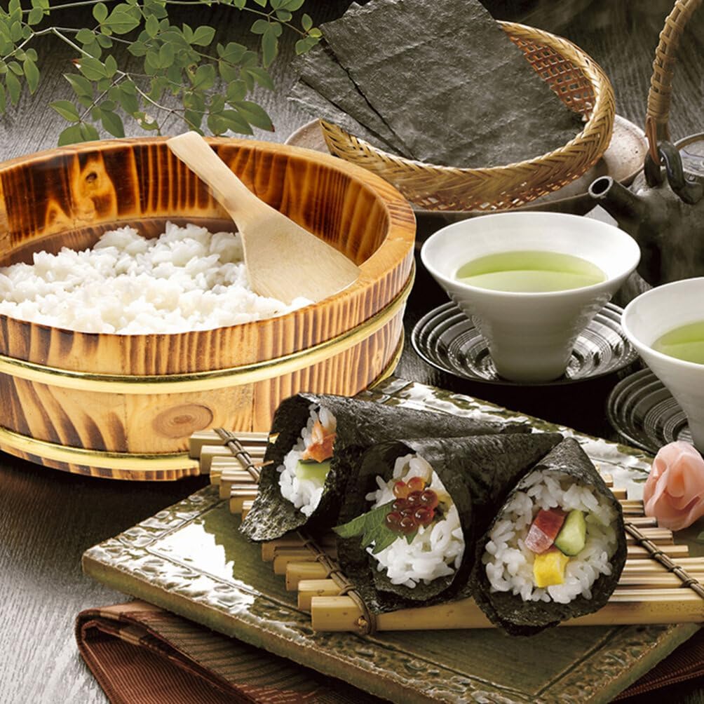 FRCOLOR Japanese Sushi Rice Bowl Bucket Sushi Rice Mixing Tub Food Serving Bucket