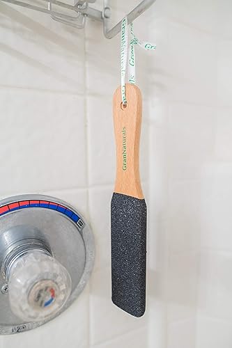 Miniatura 6 de GranNaturals Lima de madera para pies, removedor de maíz y callos para pies, exfoliante de piel muerta, lijadora, limpiadora, herramienta de