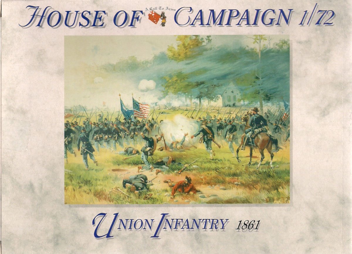 Union Infantry - American Civil War 1861 - 1/72 Plastic Soldiers by A Call To Arms
